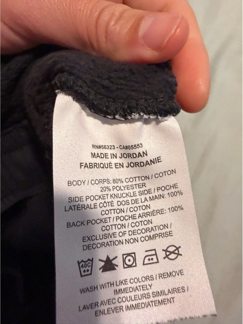 Nike Men’s Cuffed Sweatpants Standard Fit Taper Leg Regular Length  Black Med